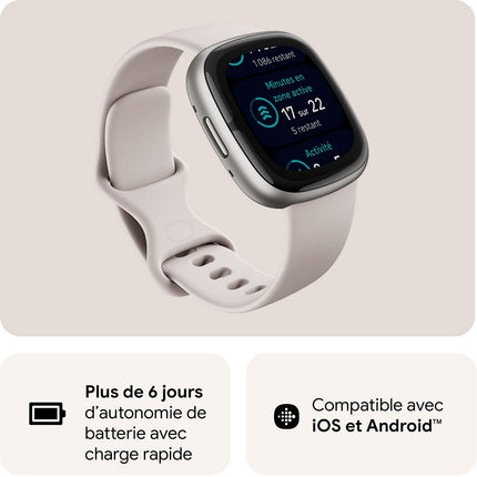 Montre santé FITBIT Sense 2 Aluminium Graphite et ombre