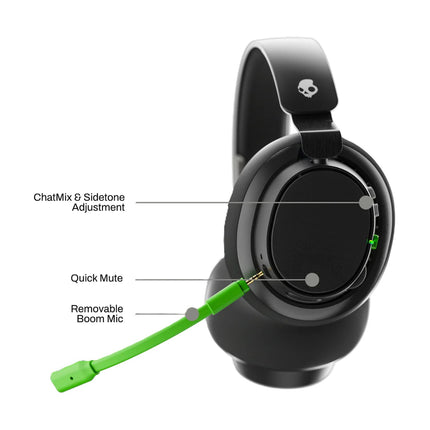 Casque gamer SKULLCANDY SLYR PRO XBOX BLACK GREEN