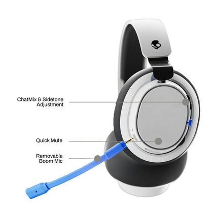 Casque gamer SKULLCANDY SLYR PRO WHITE BLUE PS5