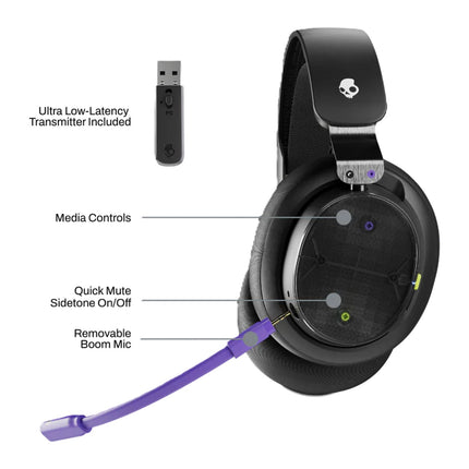 Casque gamer SKULLCANDY PLYR XBOX O EAR BLACK GREEN