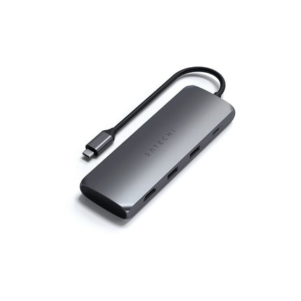Hub USB C SATECHI USB-C Hybrid Multiport gris