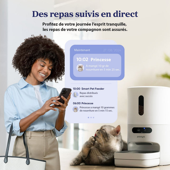 Distributeur de croquettes PAWSYNC Smart Pet Feeder PAWP0001EUN