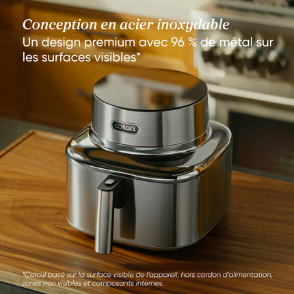 Friteuse sans huile COSORI ICONIC™ Single - 6,2 L, connecté