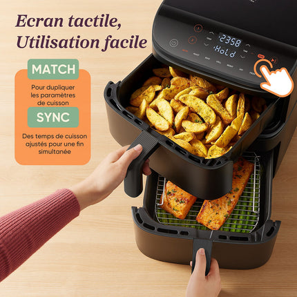 Friteuse sans huile COSORI Turbo Tower 10.8-Litre KAAPAFCSNEU0001Y Basilic