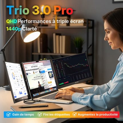 Ecran pc portable MOBILE PIXELS Trio 3 Pro 1400 14" QHD 60Hz IPS