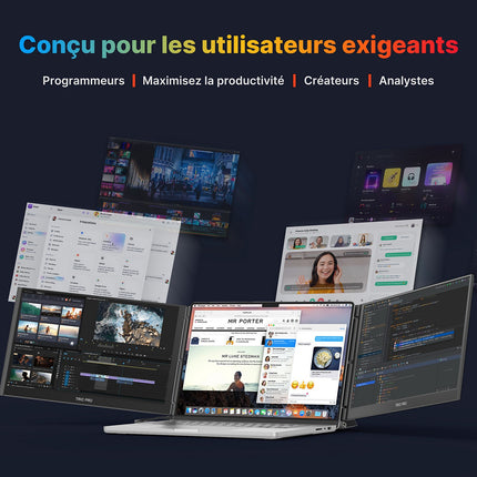 Ecran pc portable MOBILE PIXELS Trio 3 Pro 1400 14" QHD 60Hz IPS