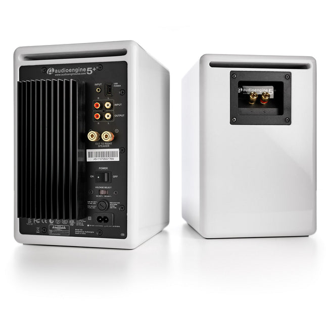 Enceinte bibliothèque AUDIOENGINE A5+ Laqué blanc