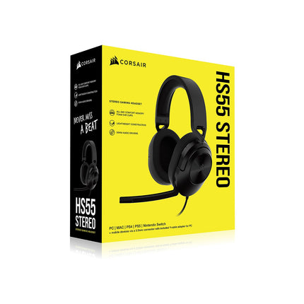 Casque gamer CORSAIR HS55 Stereo Carbon