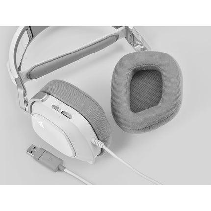 Casque gamer CORSAIR HS80 RGB USB White