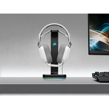 Casque gamer CORSAIR HS80 RGB USB White