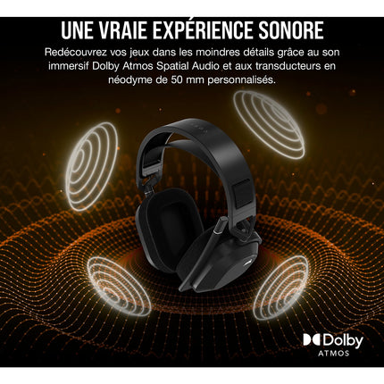 Casque gamer CORSAIR HS80 MAX Wireless Steel Gray
