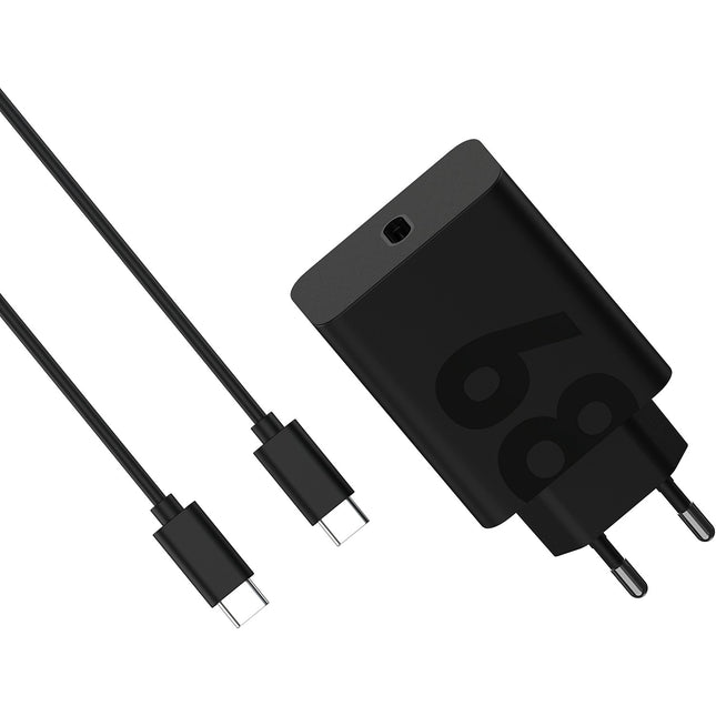 Chargeur + câble MOTOROLA 68W Noir
