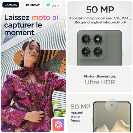 Smartphone MOTOROLA Edge 60 Pro 512Go 5G