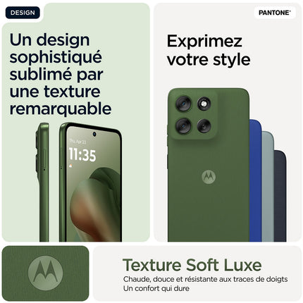 Smartphone MOTOROLA G56 Vert 256Go 5G