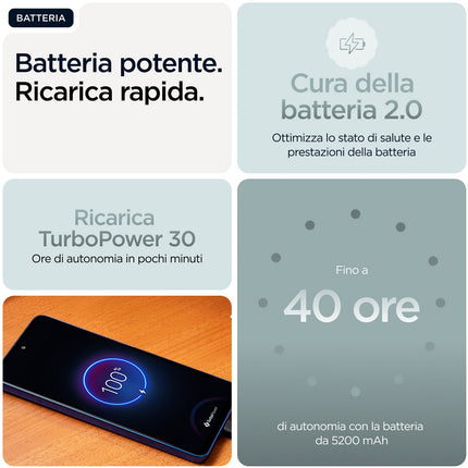 Smartphone MOTOROLA G56 Gris Ciel 256Go 5G