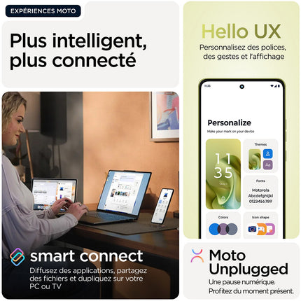 Smartphone MOTOROLA G86 Vert 256Go 5G