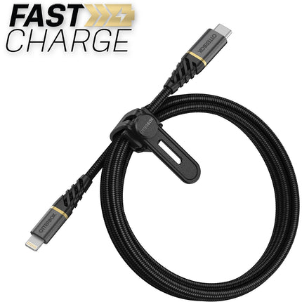 Câble Lightning OTTERBOX vers USB-C 1m noir Premium