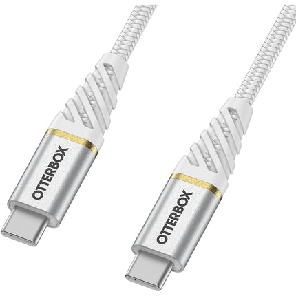 Câble USB C OTTERBOX vers USB-C blanc 1m Premium