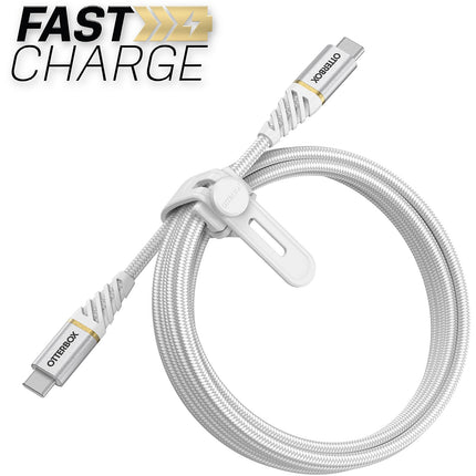 Câble USB C OTTERBOX vers USB-C blanc 2m Premium