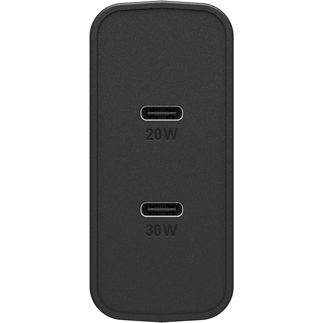 Chargeur secteu OTTERBOX 2 USB-C 30W + 20W noir