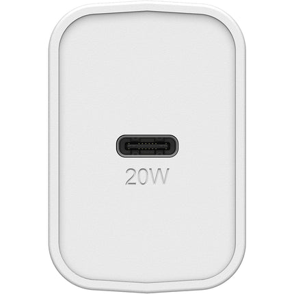 Chargeur USB C OTTERBOX USB-C 20W + Cable Lightning blanc
