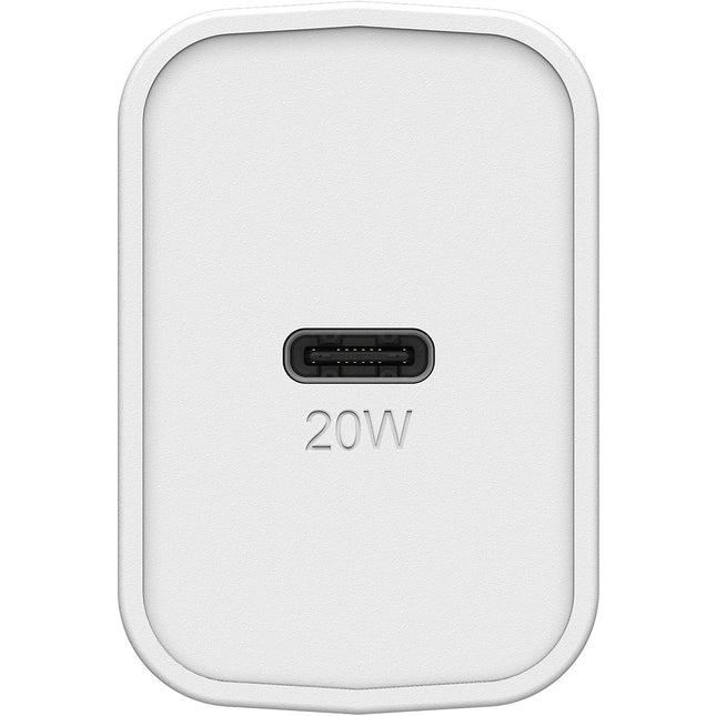 Chargeur USB C OTTERBOX USB-C 20W + Cable Lightning blanc