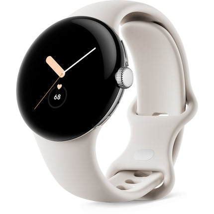 Montre connectée GOOGLE Pixel Watch Acier Arg/Bracelet Galet BT