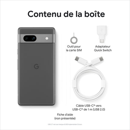 Smartphone GOOGLE Pixel 7a Ocean 5G Reconditionné