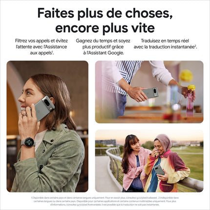 Smartphone GOOGLE Pixel 8 Noir Volcanique 128Go Reconditionné