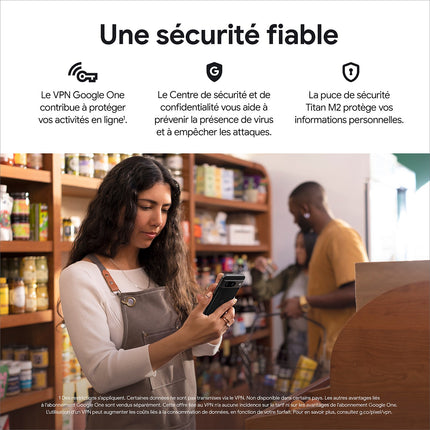 Smartphone GOOGLE Pixel 8 Noir Volcanique 256Go Reconditionné