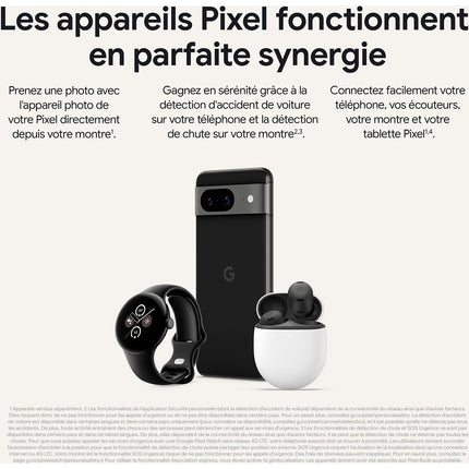 Smartphone GOOGLE Pixel 8 Noir Volcanique 256Go Reconditionné