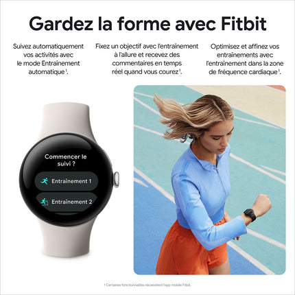 Montre connectée GOOGLE Pixel Watch 2 Noir Mat/Bracelet Noir BT