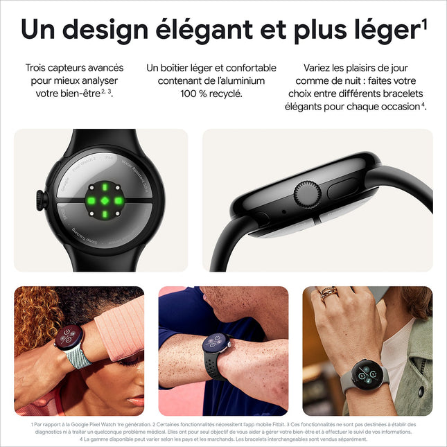 Montre connectée GOOGLE Pixel Watch 2 Champagne Doré/Sauge BT