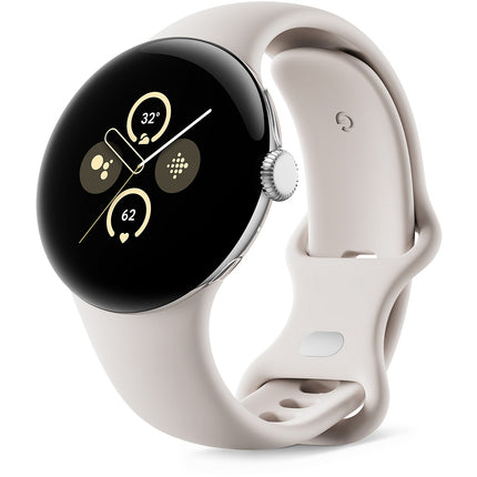 Montre connectée GOOGLE Pixel Watch 2 Argent Poli/Porcelaine BT