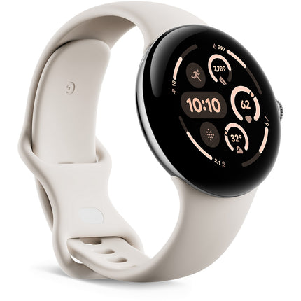 Montre connectée GOOGLE Pixel Watch 3 45 mm Argent Poli 4G Reconditionné