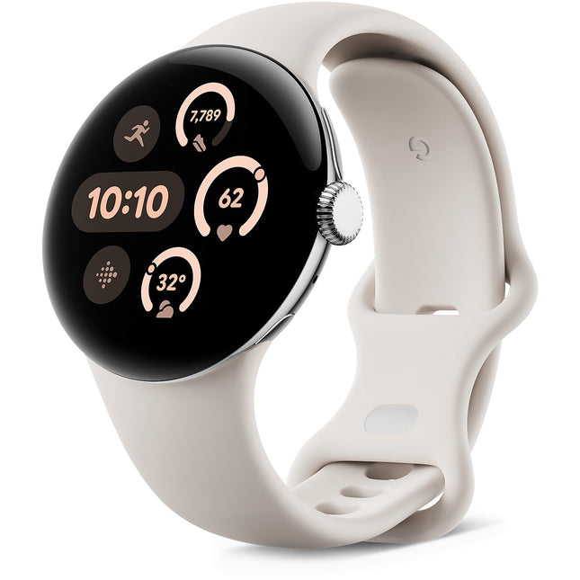 Montre connectée GOOGLE Pixel Watch 3 41 mm Argent Poli 4G Reconditionné