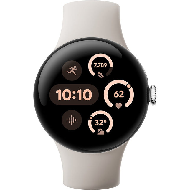 Montre connectée GOOGLE Pixel Watch 3 41 mm Argent Poli 4G Reconditionné