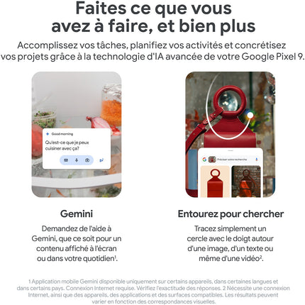 Smartphone GOOGLE Pixel 9 Porcelaine 128Go Reconditionné