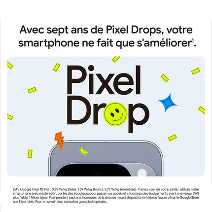 Smartphone GOOGLE Pixel 10 Pro Jade 256Go Reconditionné