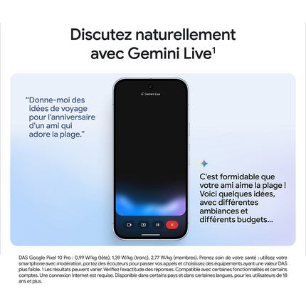 Smartphone GOOGLE Pixel 10 Pro Porcelaine 256Go Reconditionné