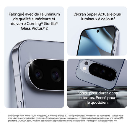 Smartphone GOOGLE Pixel 10 Pro Noir Volcanique 512Go Reconditionné