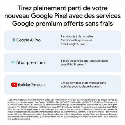 Smartphone GOOGLE Pixel 10 Pro XL 256Go