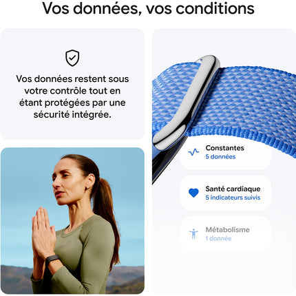 Bracelet connecté GOOGLE Fitbit Air Brume
