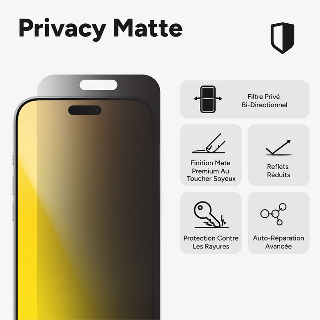 Protège écran BOULANGER Privacy Matte Smartphone 2025