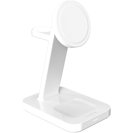 Chargeur induction MOPHIE 3 en 1 sans fil Qi2 Blanc