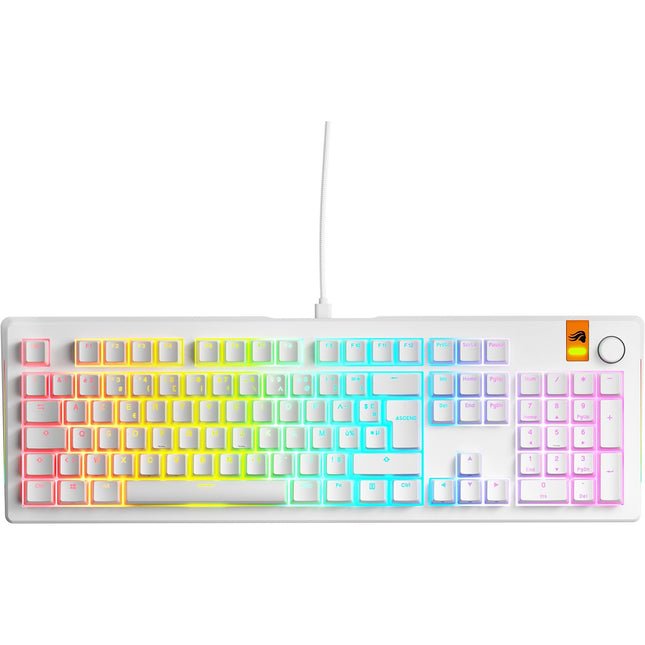 Clavier gamer GLORIOUS GMMK 3 HE 100 Blanc