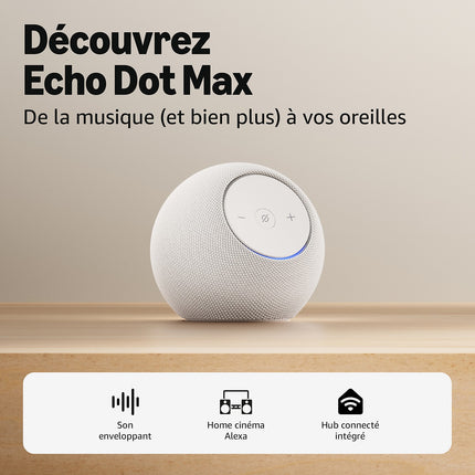 Assistant vocal AMAZON Echo Dot Max - Améthyste
