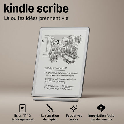 Bloc-notes numérique AMAZON Kindle Scribe 64 go 2026 graphite