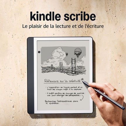Bloc-notes numérique AMAZON Kindle Scribe 2024 64Go Gris