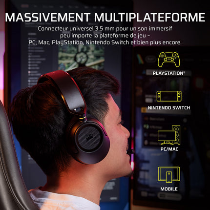 Casque gamer CORSAIR HS35 v3 Carbon